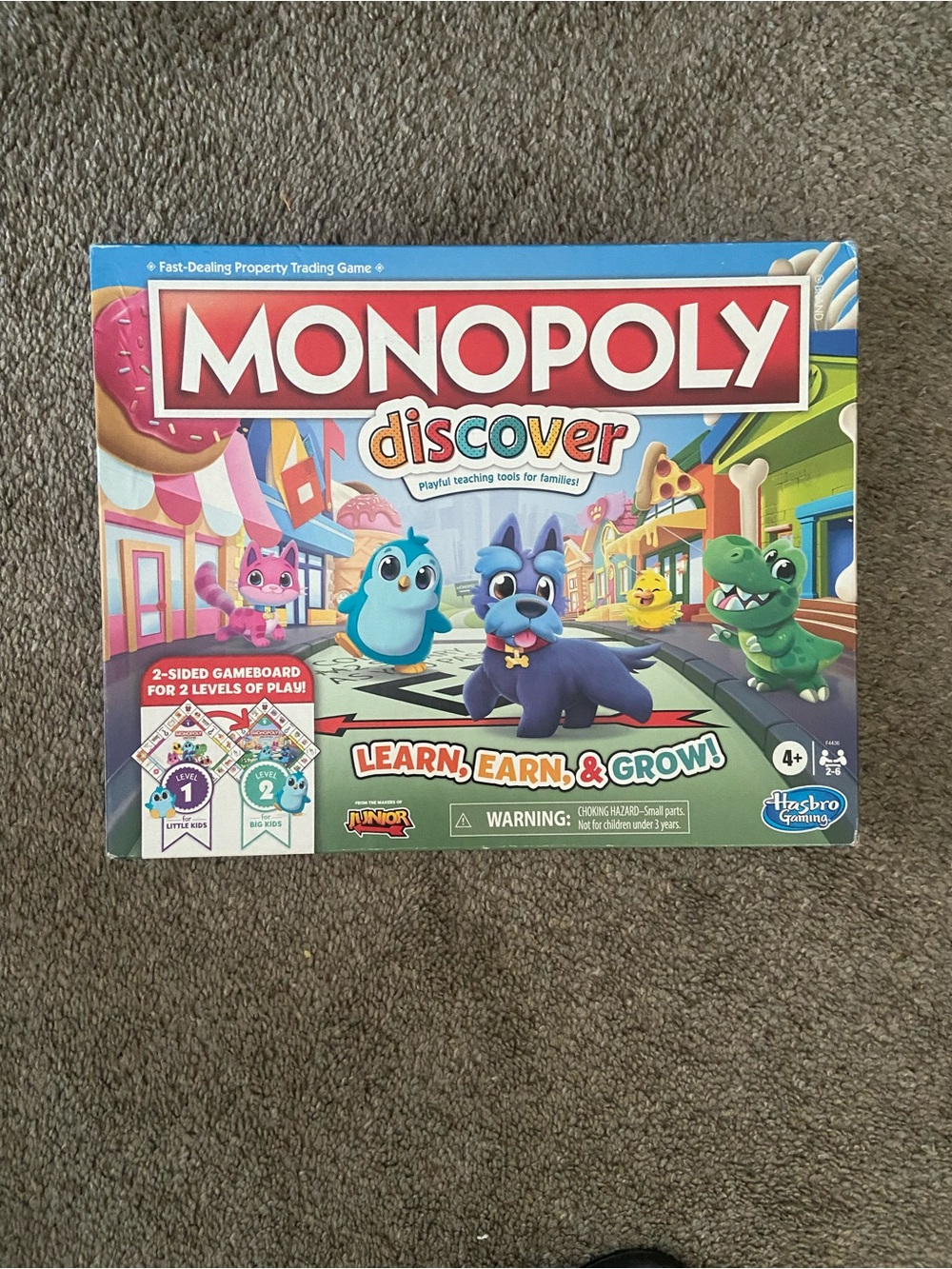 MONOPOLY Discover Kids Board Game